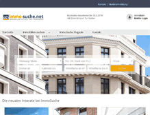 Tablet Screenshot of immo-suche.net
